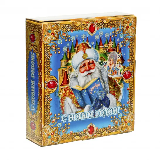 Сладкий новогодний подарок Книга с игрой 800 грамм стандарт