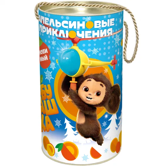 Сладкий новогодний подарок Туба Чебурашка 800 грамм стандарт